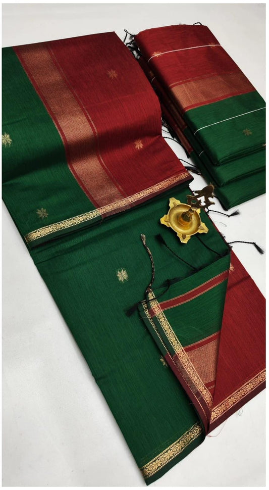 Maheshwari Silk Cotton Saree