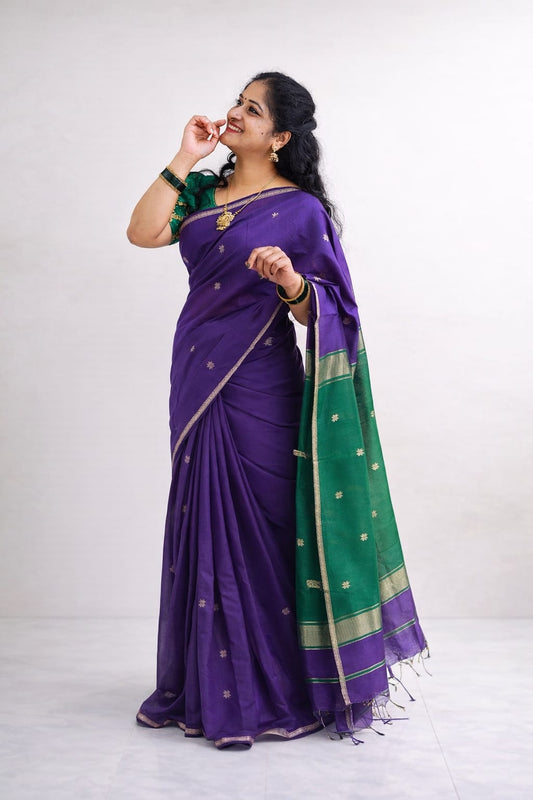 Maheshwari Silk Cotton Saree